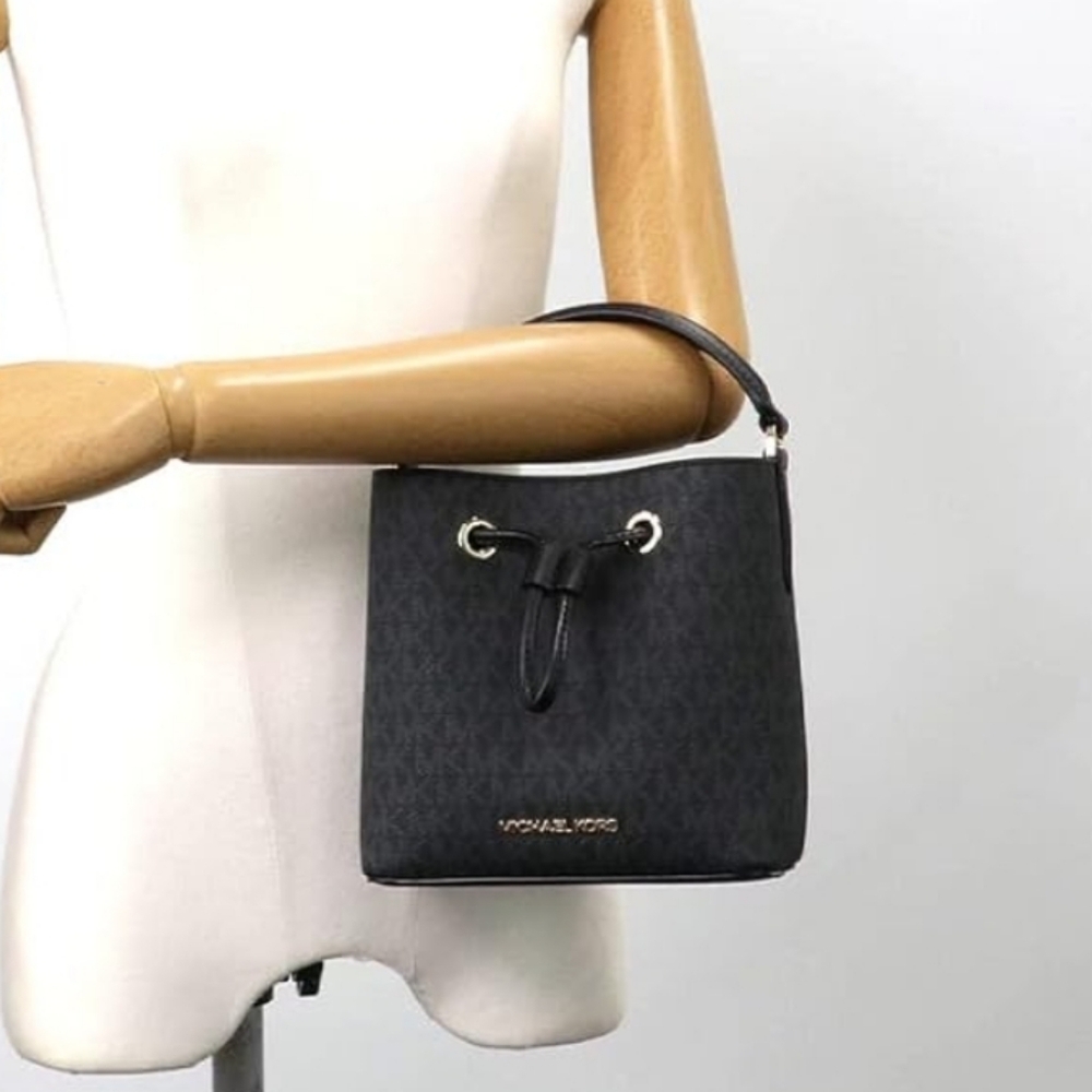 Michael Kors Suri Logo Small Black Crossbody - Picture 9 of 10